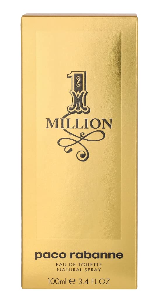Paco Rabanne 1 Million EDT Spray - Notes of Leather, Amber and Tangerine for Rebellious Men