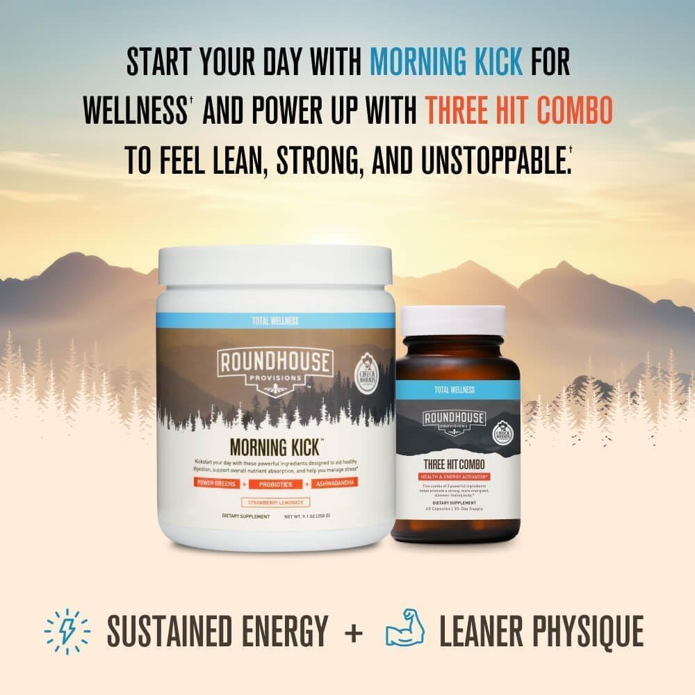 Morning Kick, Zero Sugar Greens Superfood Powder Supplement with Ashwaganda, Collagen, Probiotics, Debloat Drink