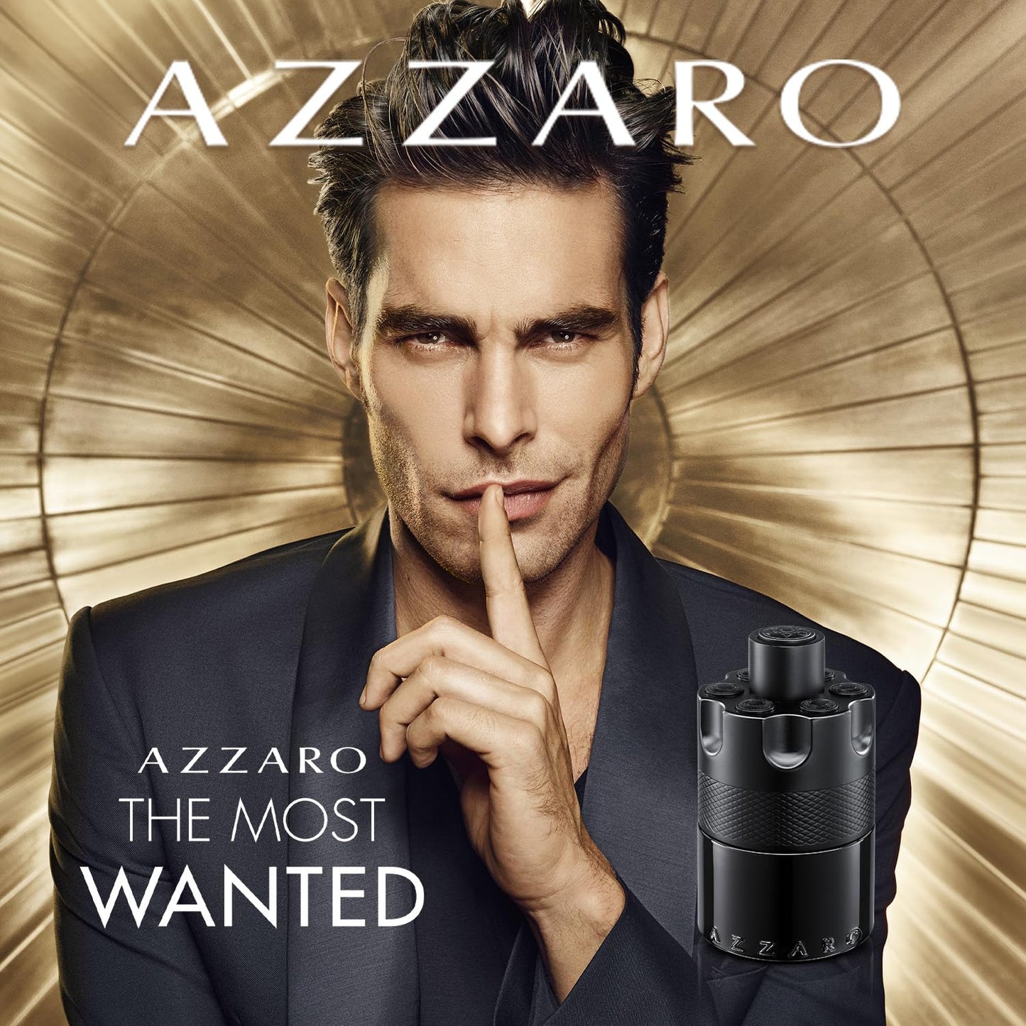 Azzaro The Most Wanted Eau de Parfum Intense - Woody & Seductive Mens Cologne - Fougère, Ambery & Spicy Fragrance for Date Night - Lasting Wear - Luxury Perfumes for Men
