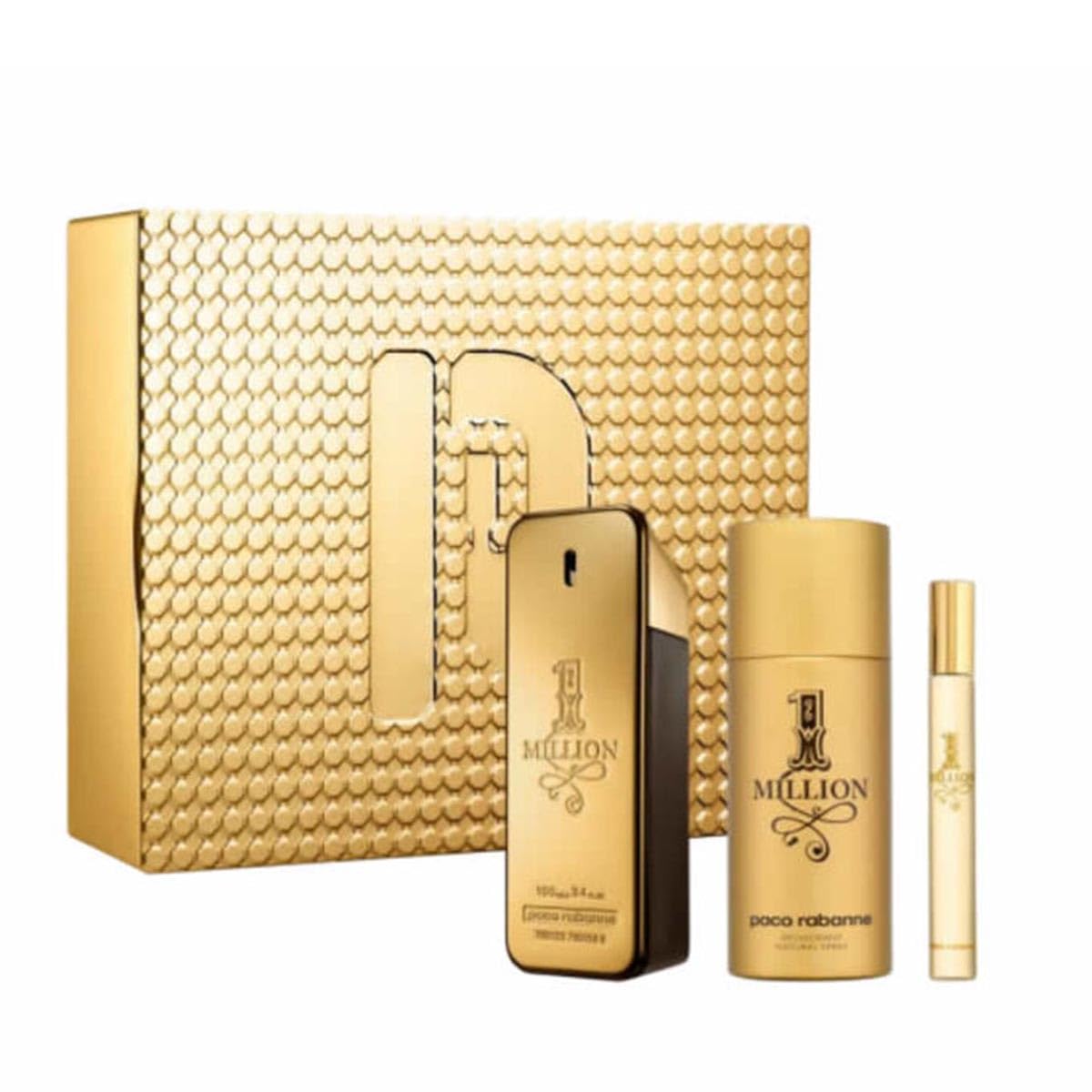 Paco Rabanne 1 Million EDT Spray - Notes of Leather, Amber and Tangerine for Rebellious Men