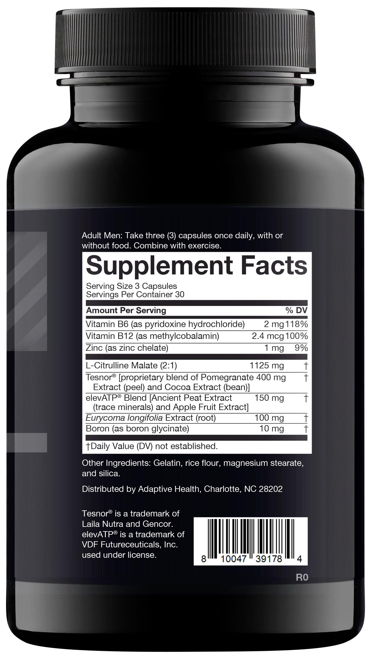 Nugenix Total-T, Free and Total Testosterone Booster Supplement for Men, 180 Count