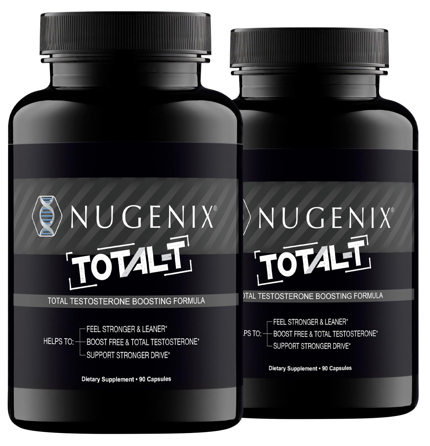 Nugenix Total-T, Free and Total Testosterone Booster Supplement for Men, 180 Count