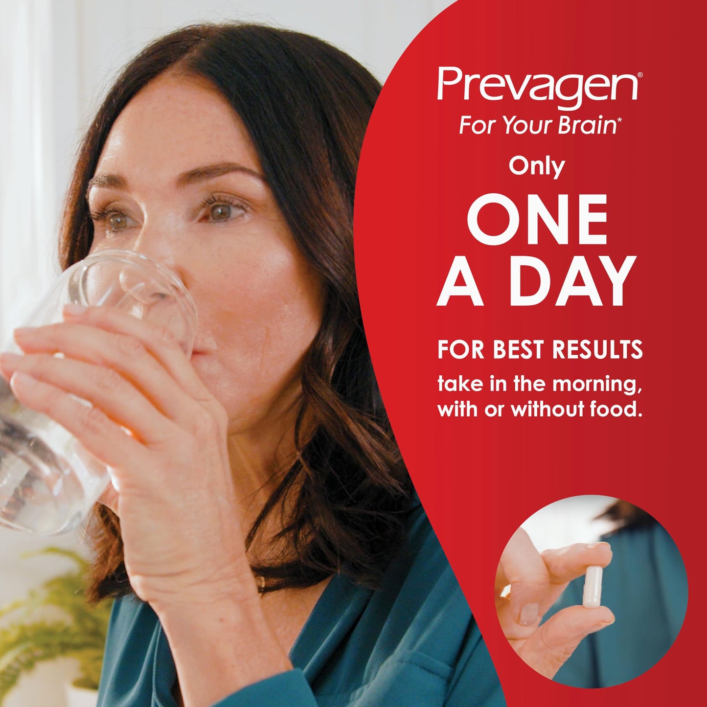 Prevagen Extra Strength 20mg, 60 Capsules |2 Pack| with Apoaequorin & Vitamin D with Attractive and Stackable Prevagen Storage Box