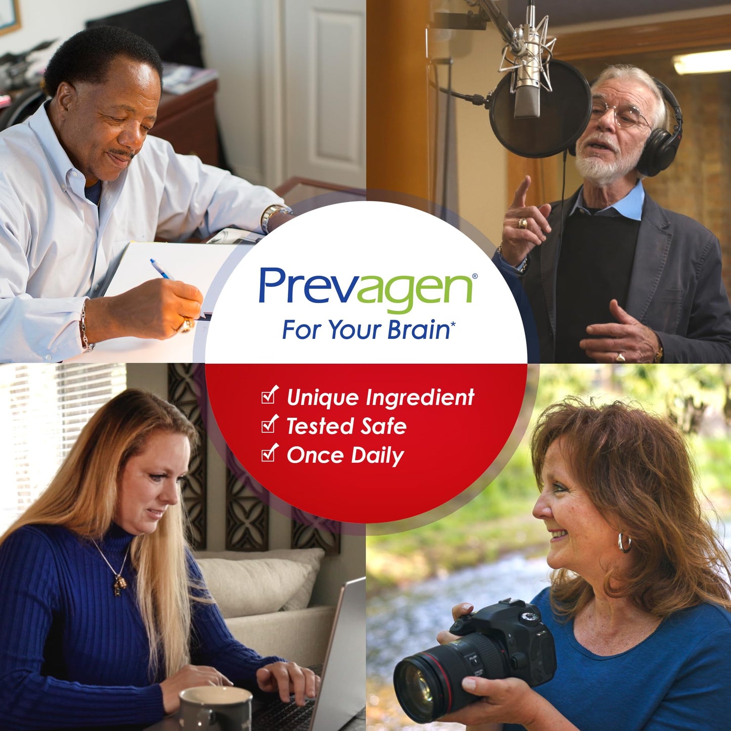 Prevagen Extra Strength 20mg, 60 Capsules |2 Pack| with Apoaequorin & Vitamin D with Attractive and Stackable Prevagen Storage Box